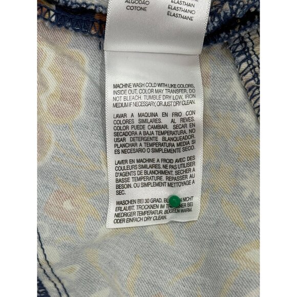 Mother The Ruffle Floral Print Mini Skirt Cotton Womens Size 25 - Picture 9 of 9